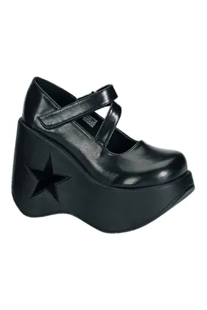 DYNAMITE-03 Black Vegan Leather Lolita