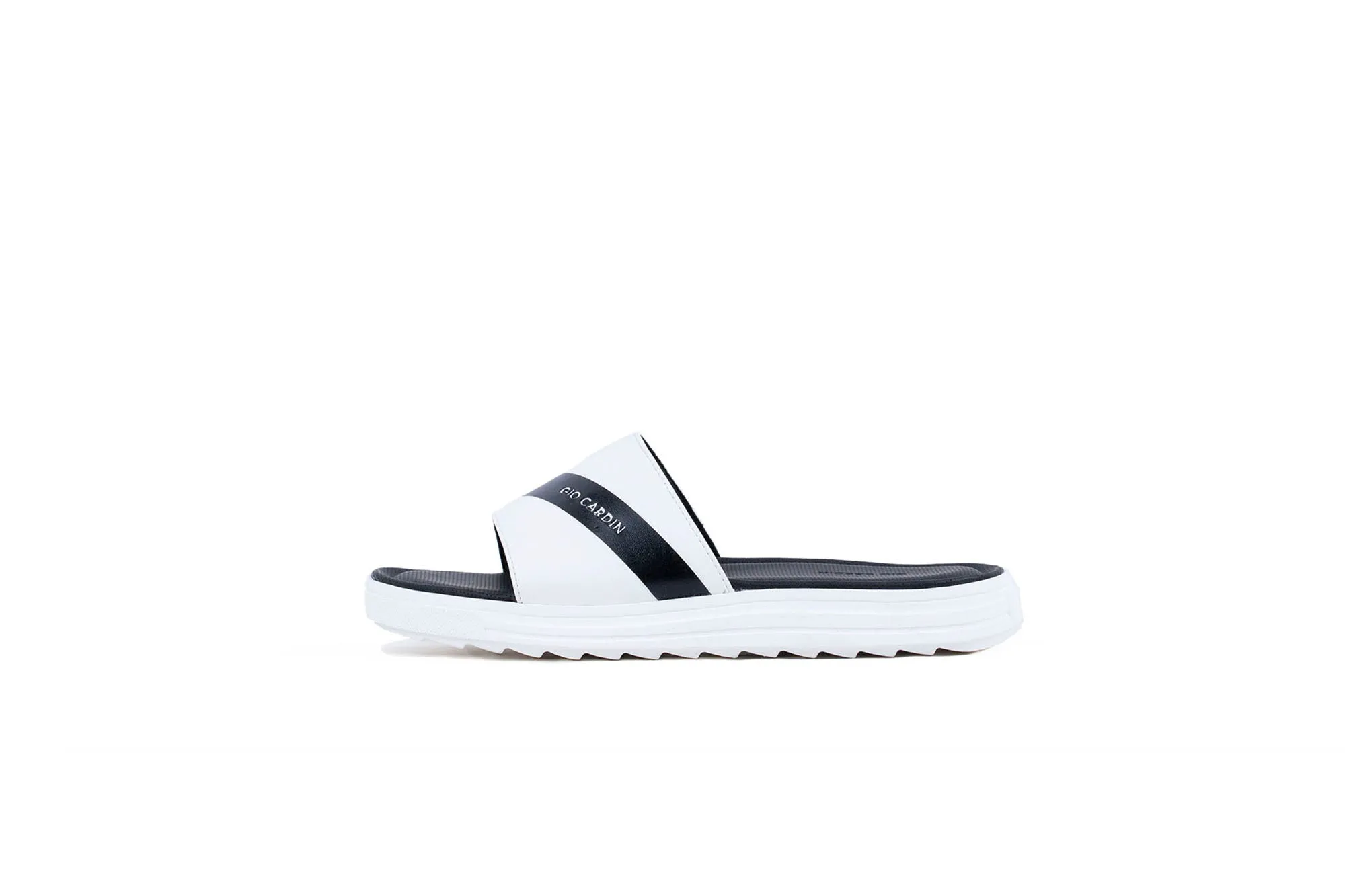 ELIO SLIDES | WHITE / BLACK / WHITE | UNISEX
