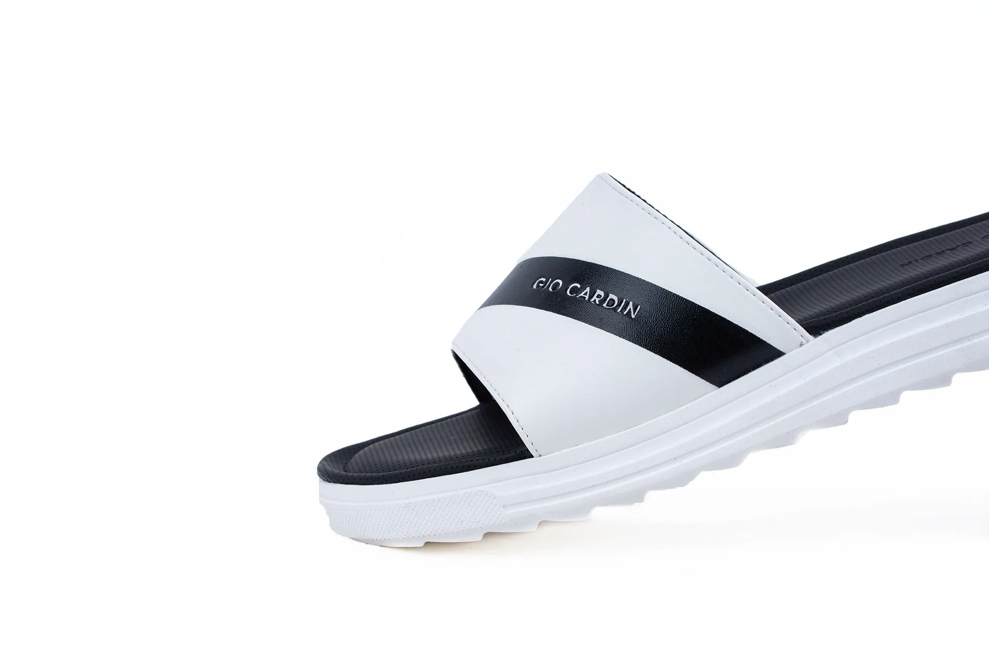ELIO SLIDES | WHITE / BLACK / WHITE | UNISEX