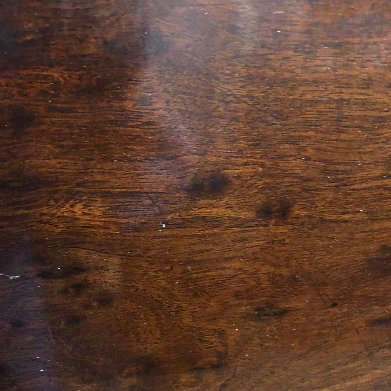 English George II Chippendale Figured Padauk Slant Front Desk