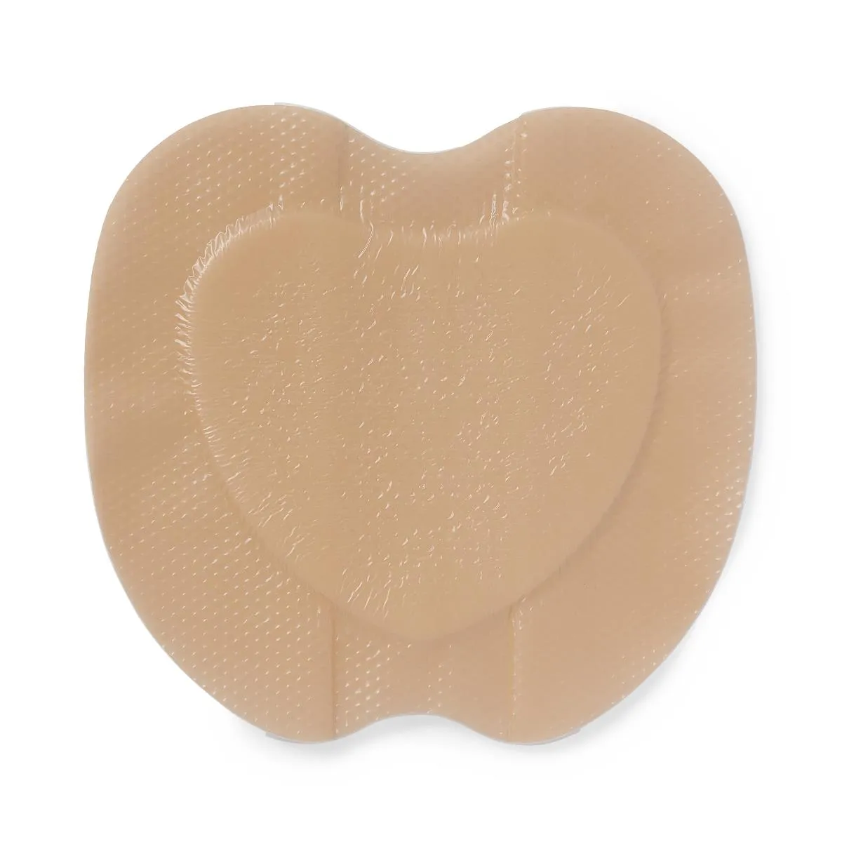 EQUOS 5-Layer Foam Dressings with Silicone Adhesive, Sacrum, 7" x 7" (case of 40)