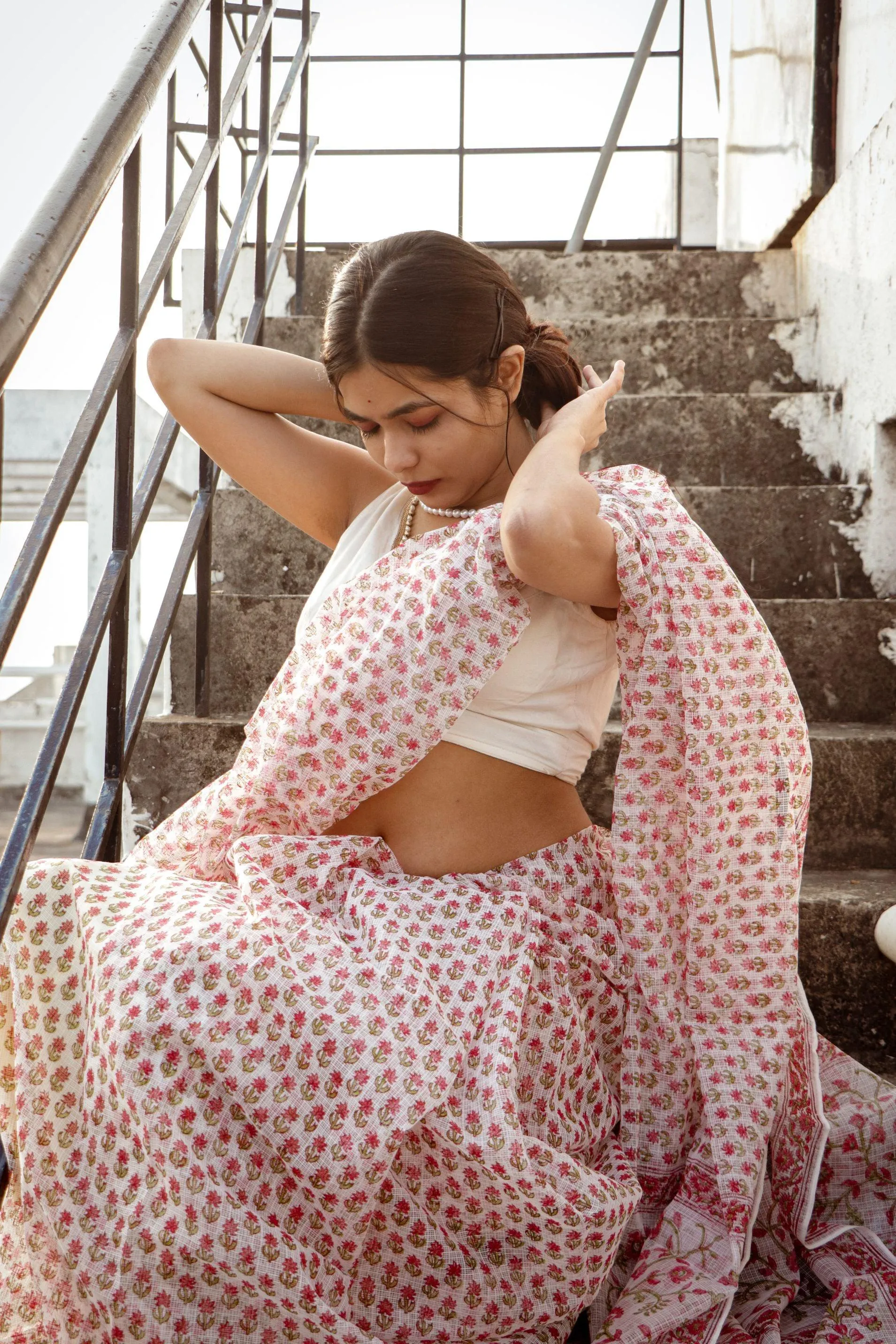 Evergreen printed Kota saree - Bagh- Phool