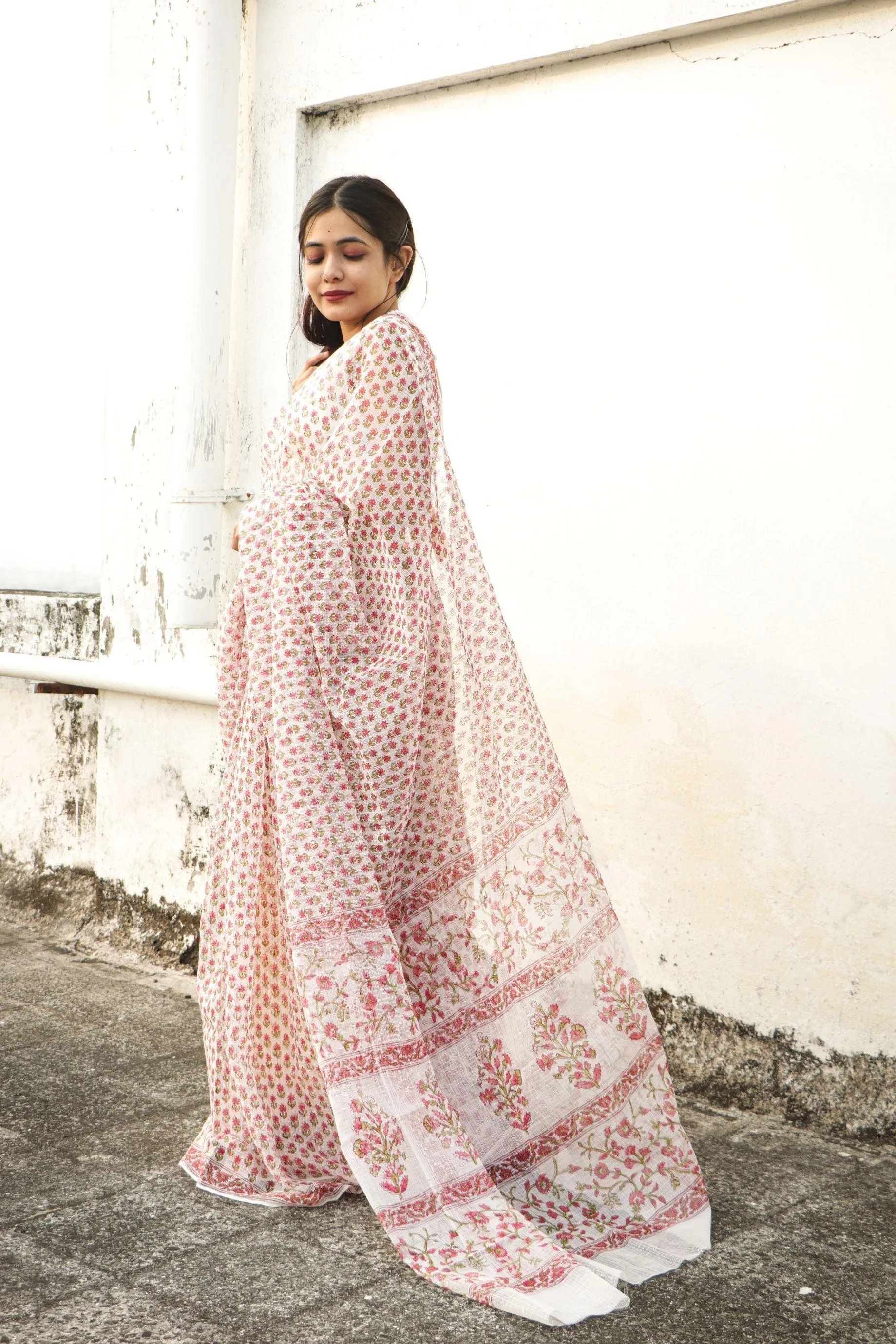 Evergreen printed Kota saree - Bagh- Phool