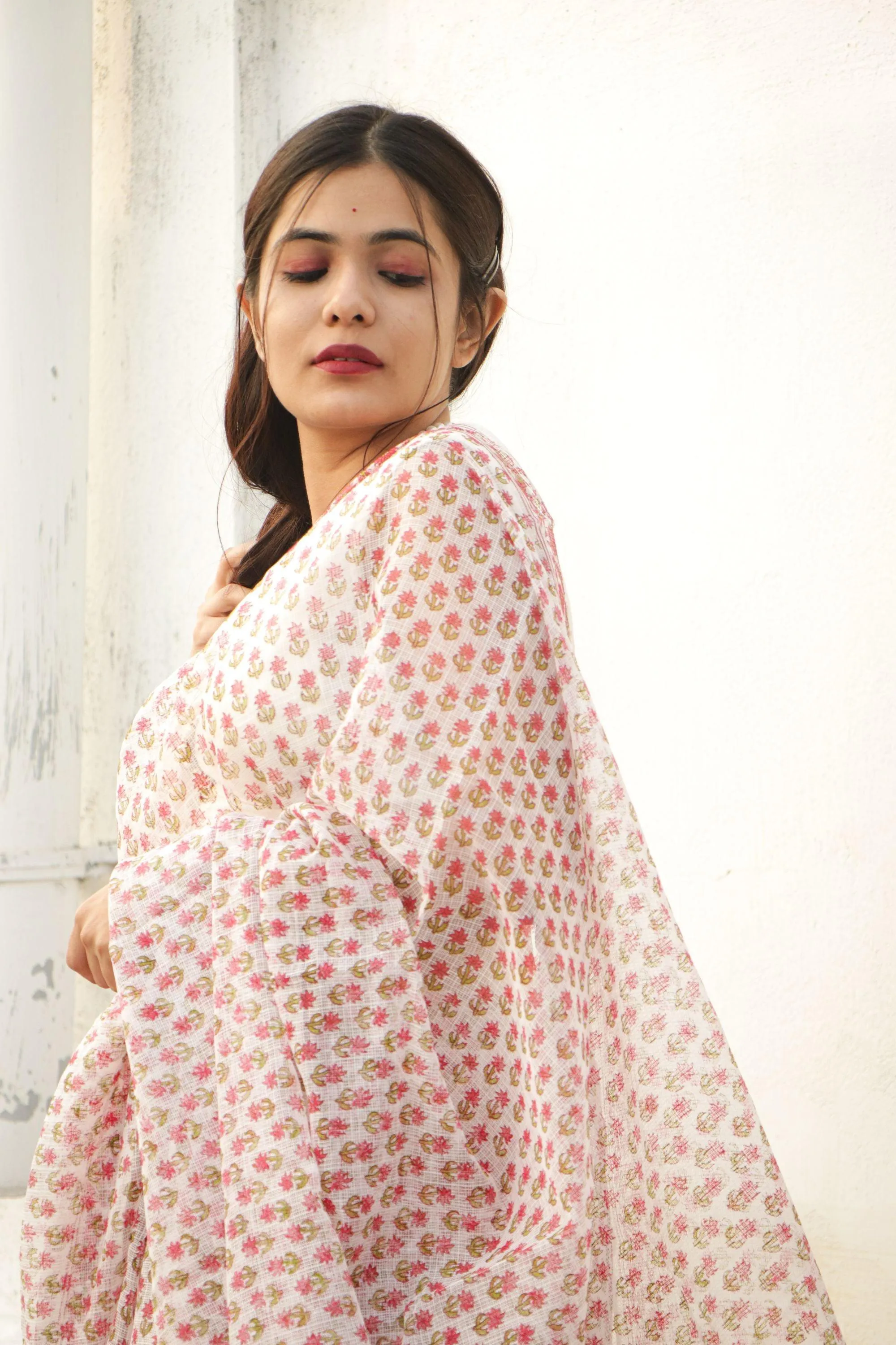 Evergreen printed Kota saree - Bagh- Phool