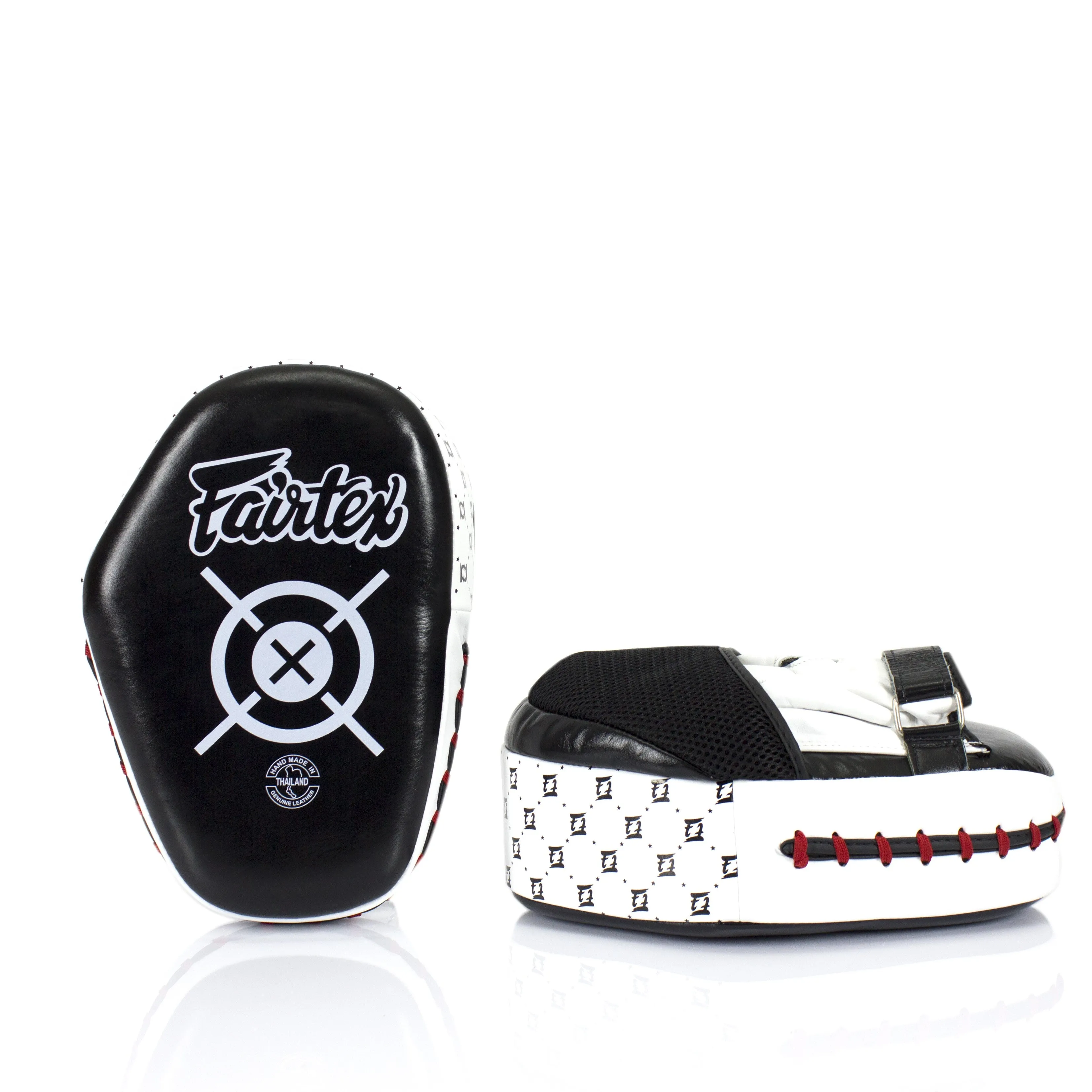 Fairtex FMV11 Air Aero Focus Mitts Punch Pads Black/White