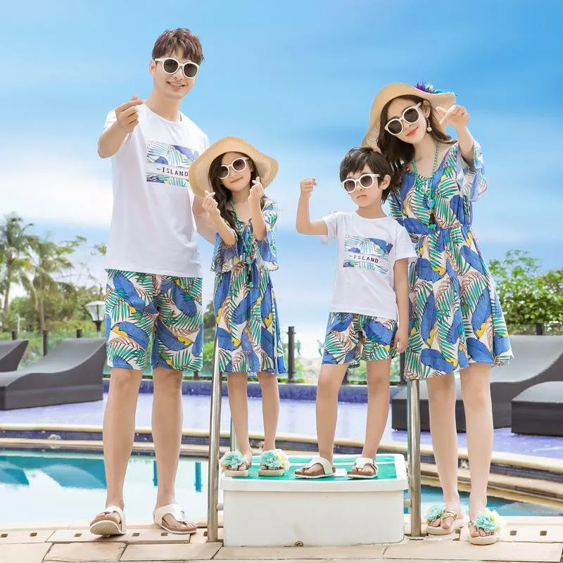 Family Matching Summer Island Set