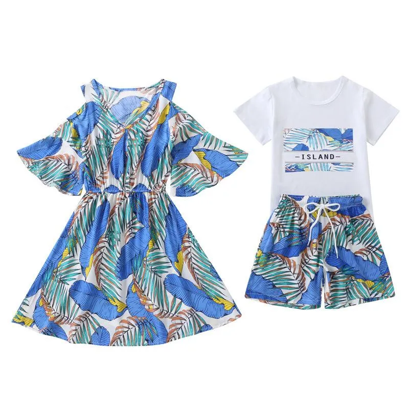 Family Matching Summer Island Set