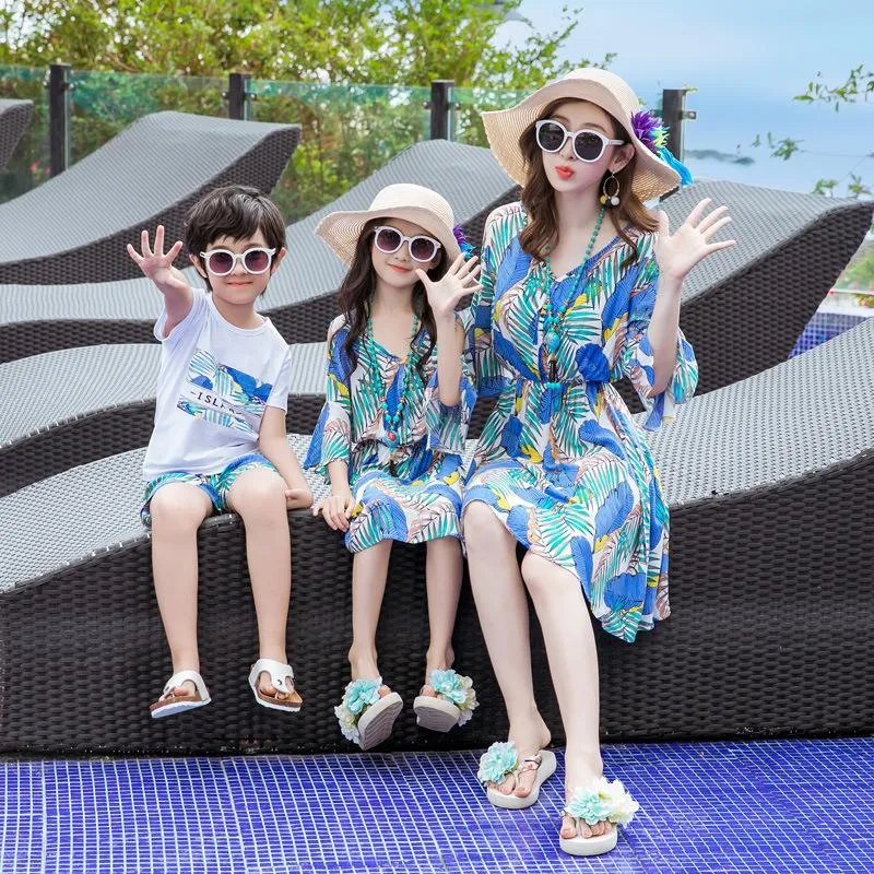Family Matching Summer Island Set