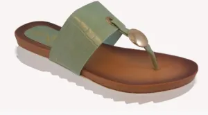 Faux Croc Sandal