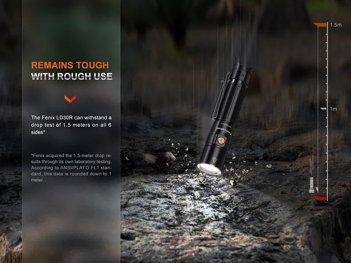 FENIX LD30R HIGH-PERFORMANCE OUTDOOR FLASHLIGHT