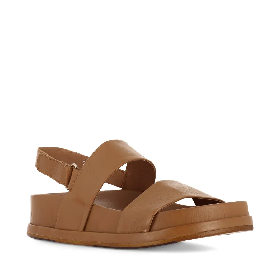 GABISSE - DARK TAN LEATHER