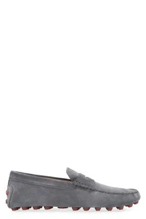Gommino suede loafers