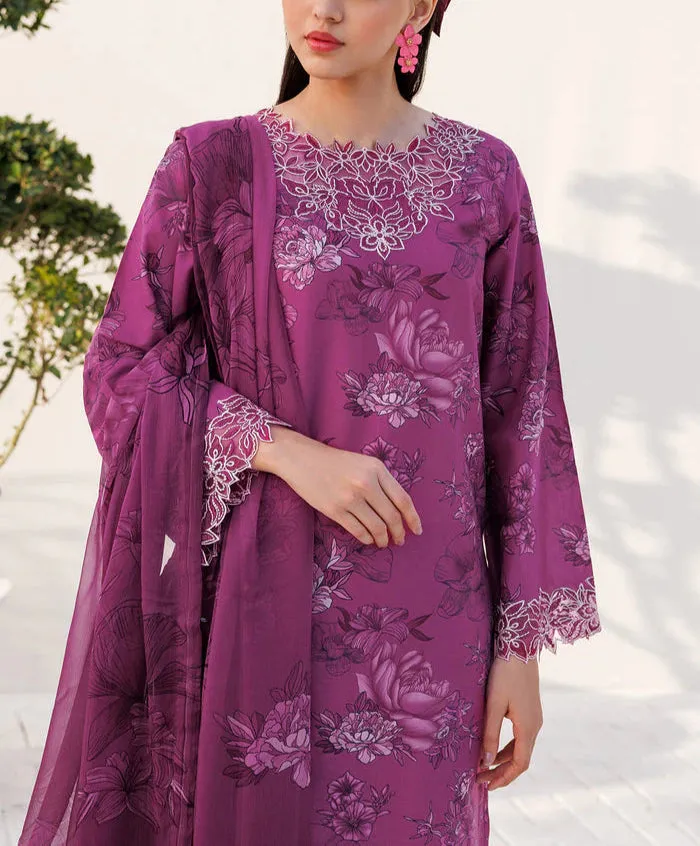 Grace S980-Digital Printed 3pc Lawn Dress with Digital Printed Lawn Dupatta.