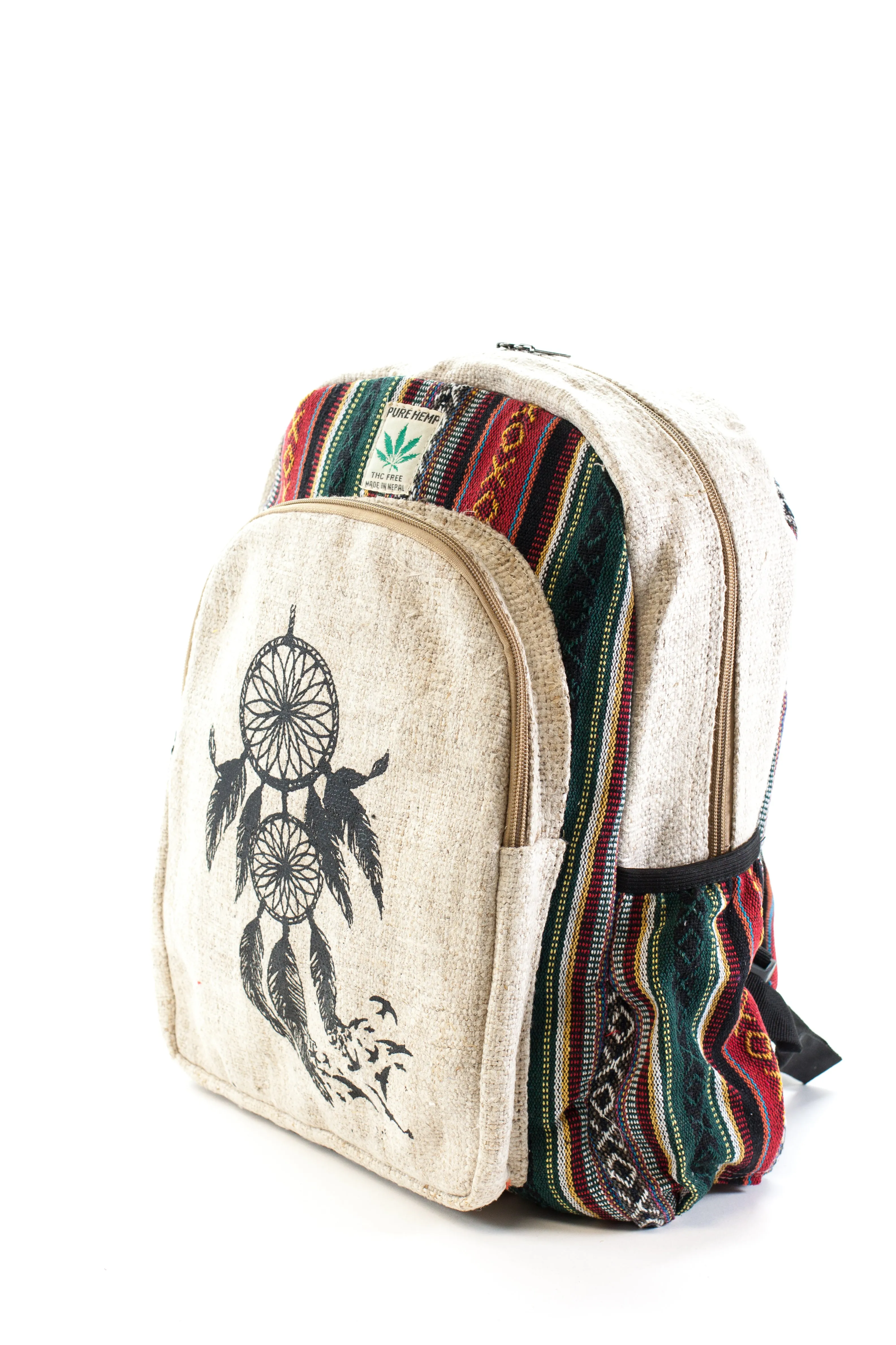 Handmade THC Free Pure Hemp Unisex Bag - HMPHB16