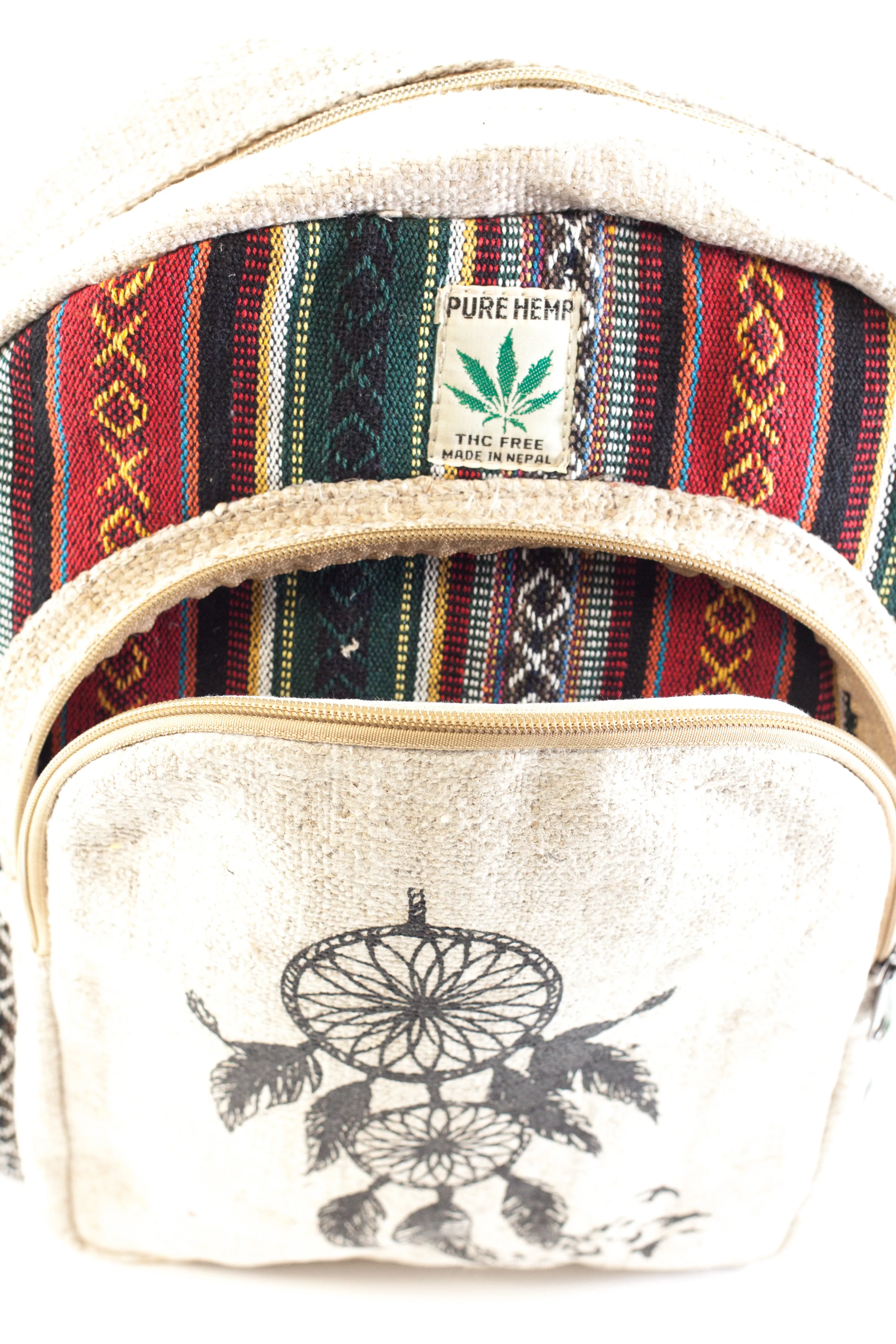 Handmade THC Free Pure Hemp Unisex Bag - HMPHB16