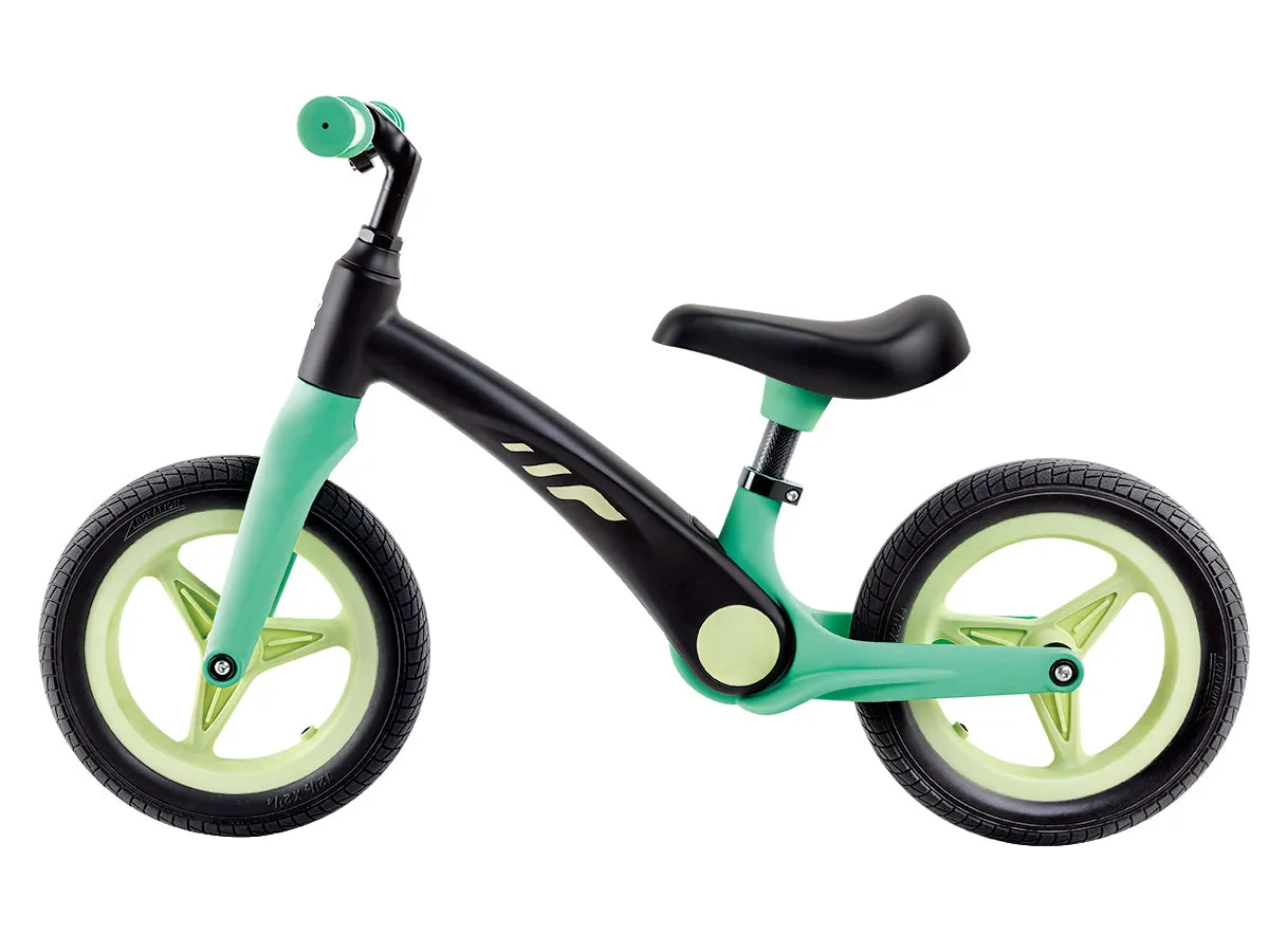 Hape Shock-Absorbing Balance Bike - Green & Black