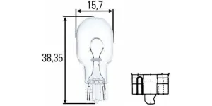 Hella Wedge Bulb -W16W (8Ga-008246-001)