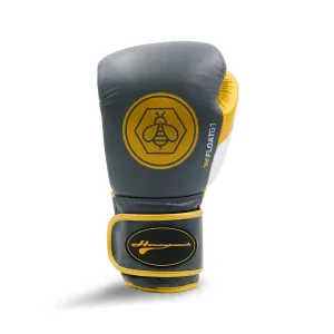 Honey Punch Pro Spar Boxing Glove Grey / Gold / White