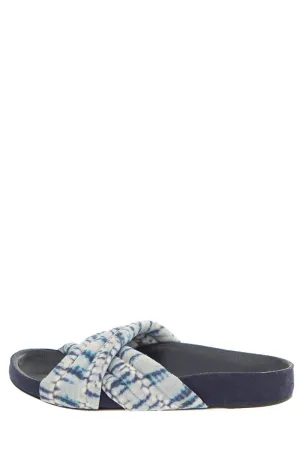Isabel Marant Blue Tye Dye Slides SZ 37