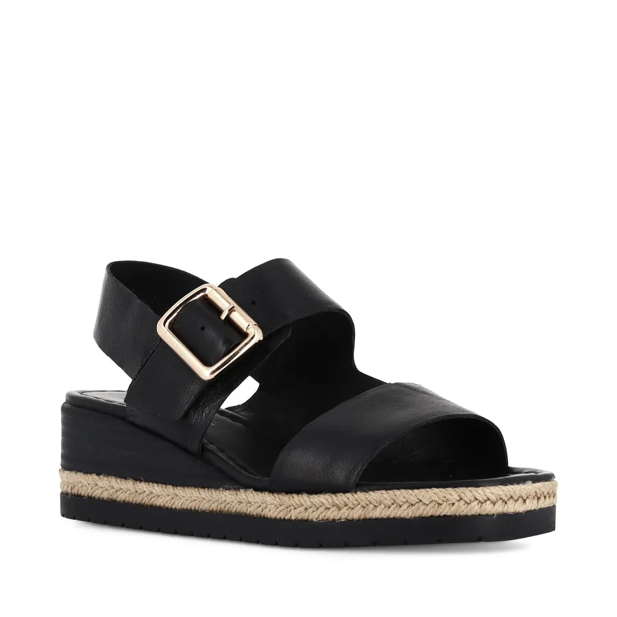 ISLING - BLACK LEATHER