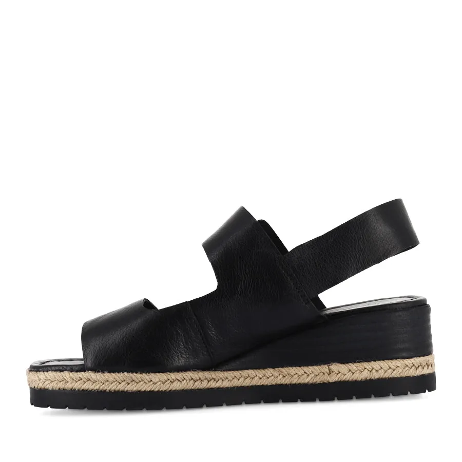 ISLING - BLACK LEATHER