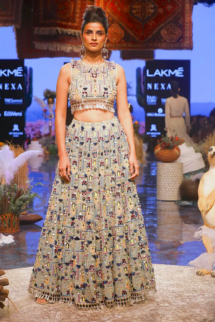 Istanbul Stone Lehenga