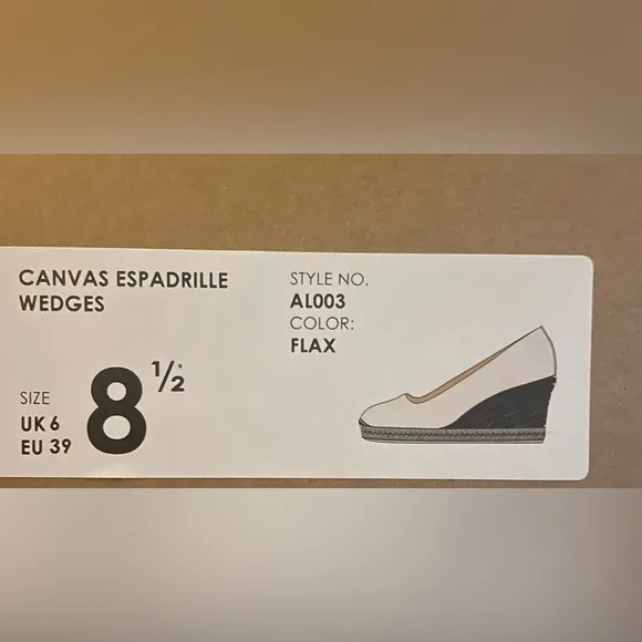 J. Crew Canvas Espadrille Wedge