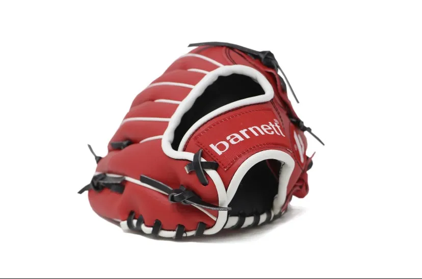 JL-105-baseball glove, outfiled, REG size 10.5" red