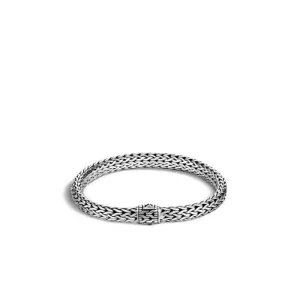 John Hardy 7.5MM Heritage Icon Chain Bracelet in Sterling Silver - Size Medium