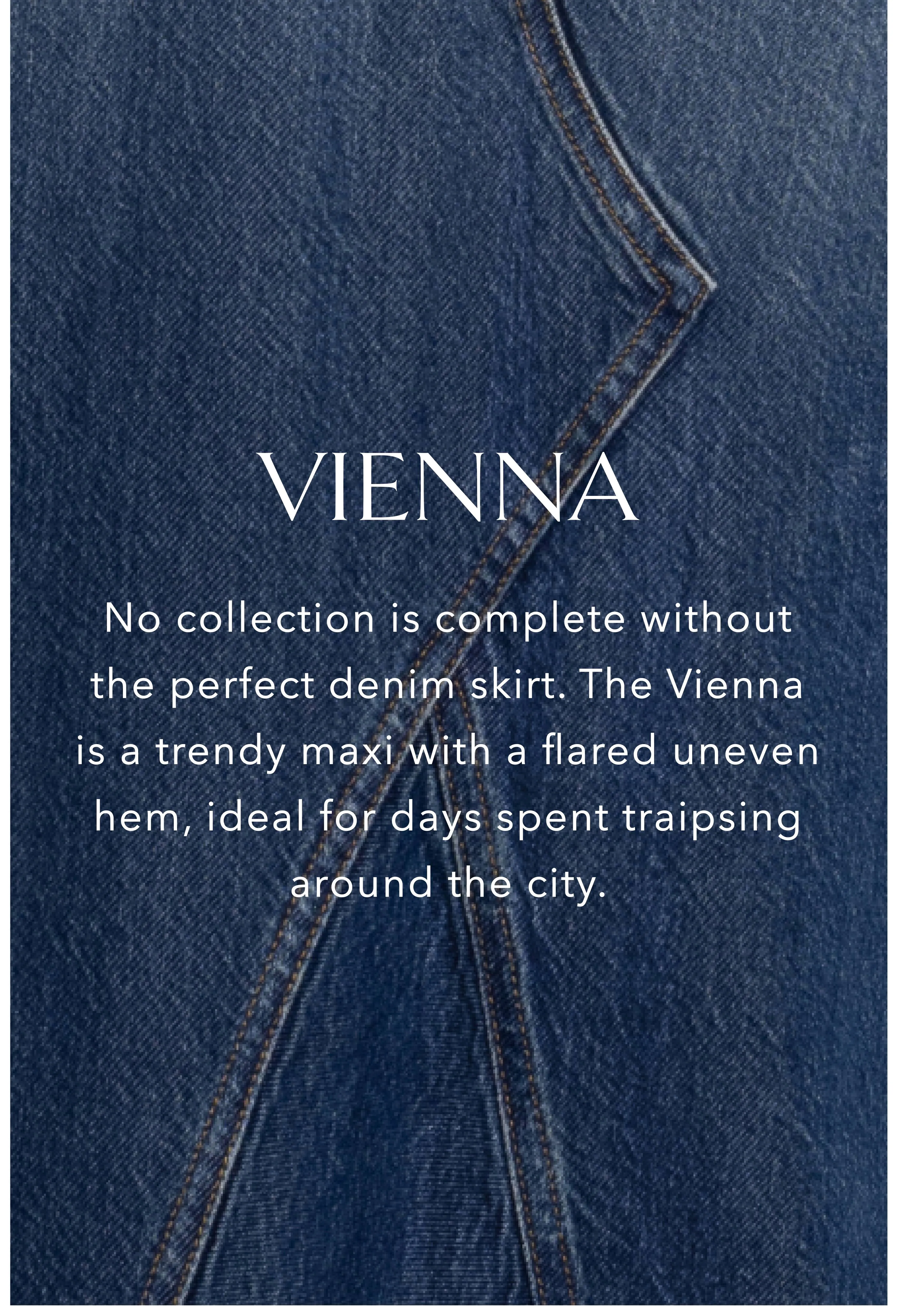 Johnny Was Vienna Denim Midi Skirt JW4010NB19