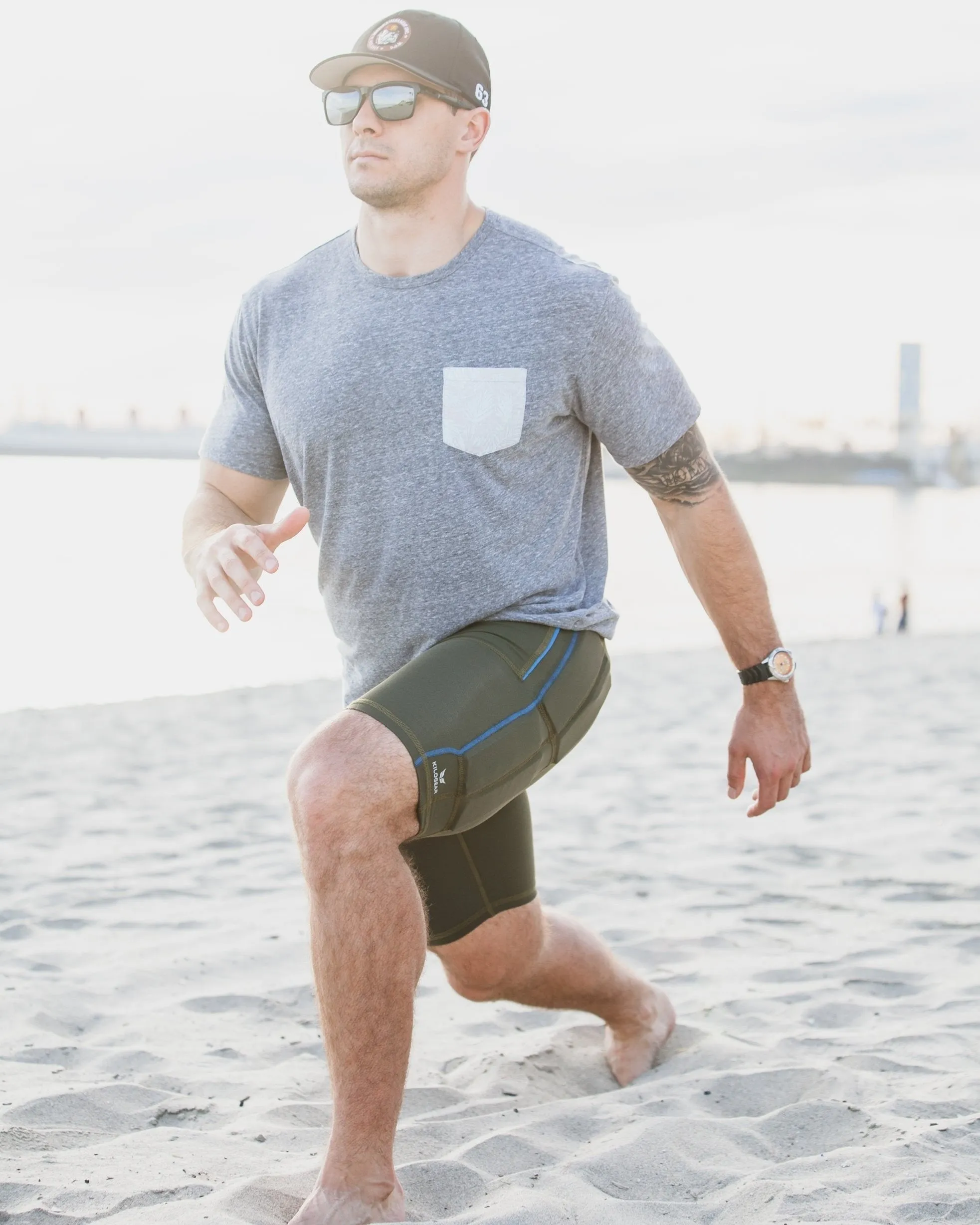 KILOGEAR Men’s MICRO Weighted Base Layer Shorts