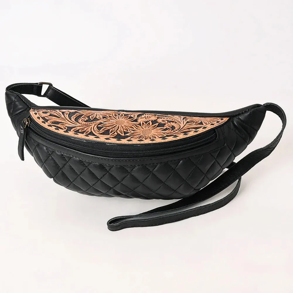 Kinsley Tooled and Quilted Leather Bum Bag