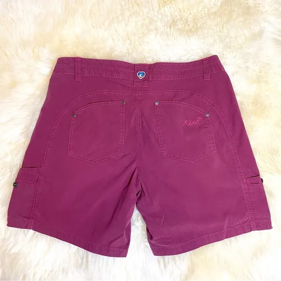 Kuhl Free Range Shorts 6 1/2&quot; in Burgundy