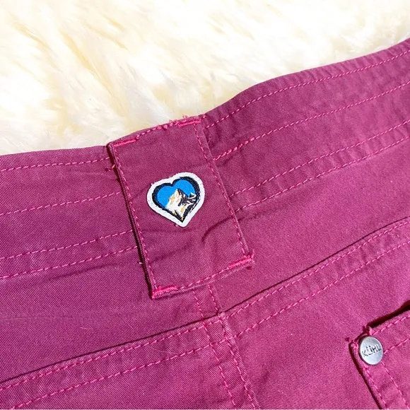 Kuhl Free Range Shorts 6 1/2&quot; in Burgundy