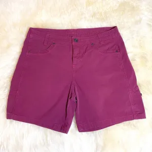 Kuhl Free Range Shorts 6 1/2&quot; in Burgundy