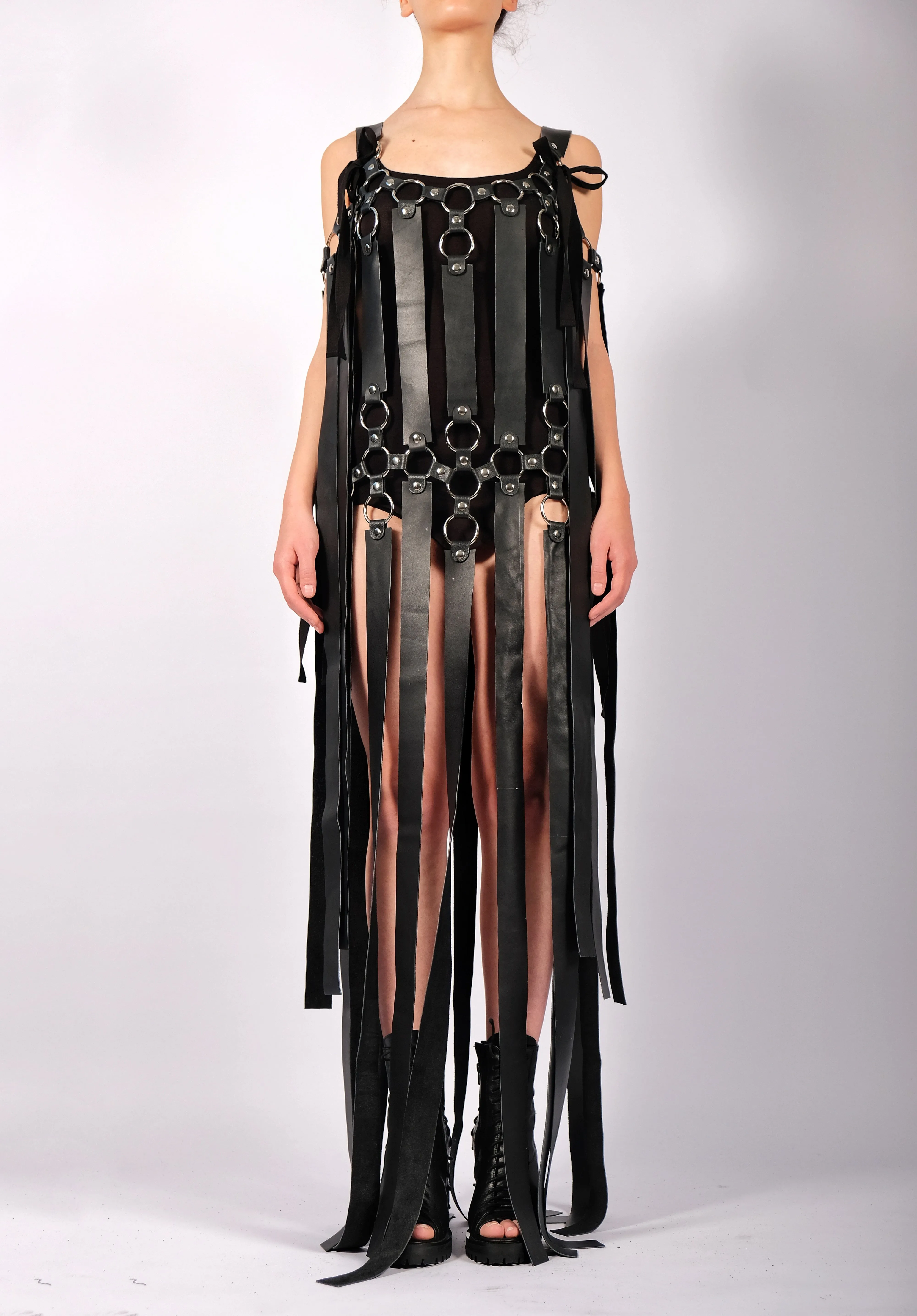 Leather Dress Maxi