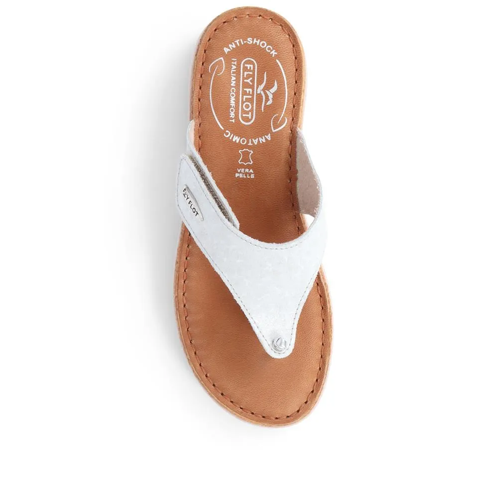Leather Toe Post Sandals - FLY39085 / 324 806