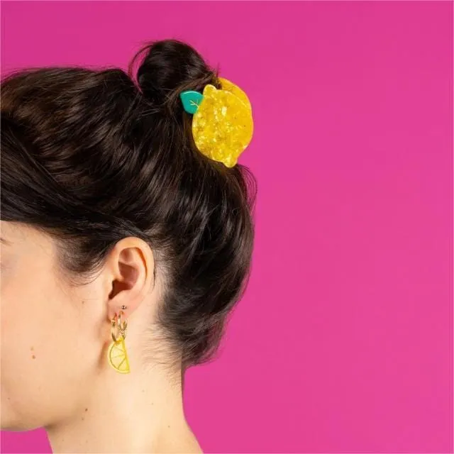 Lemon Summer Hair Claw