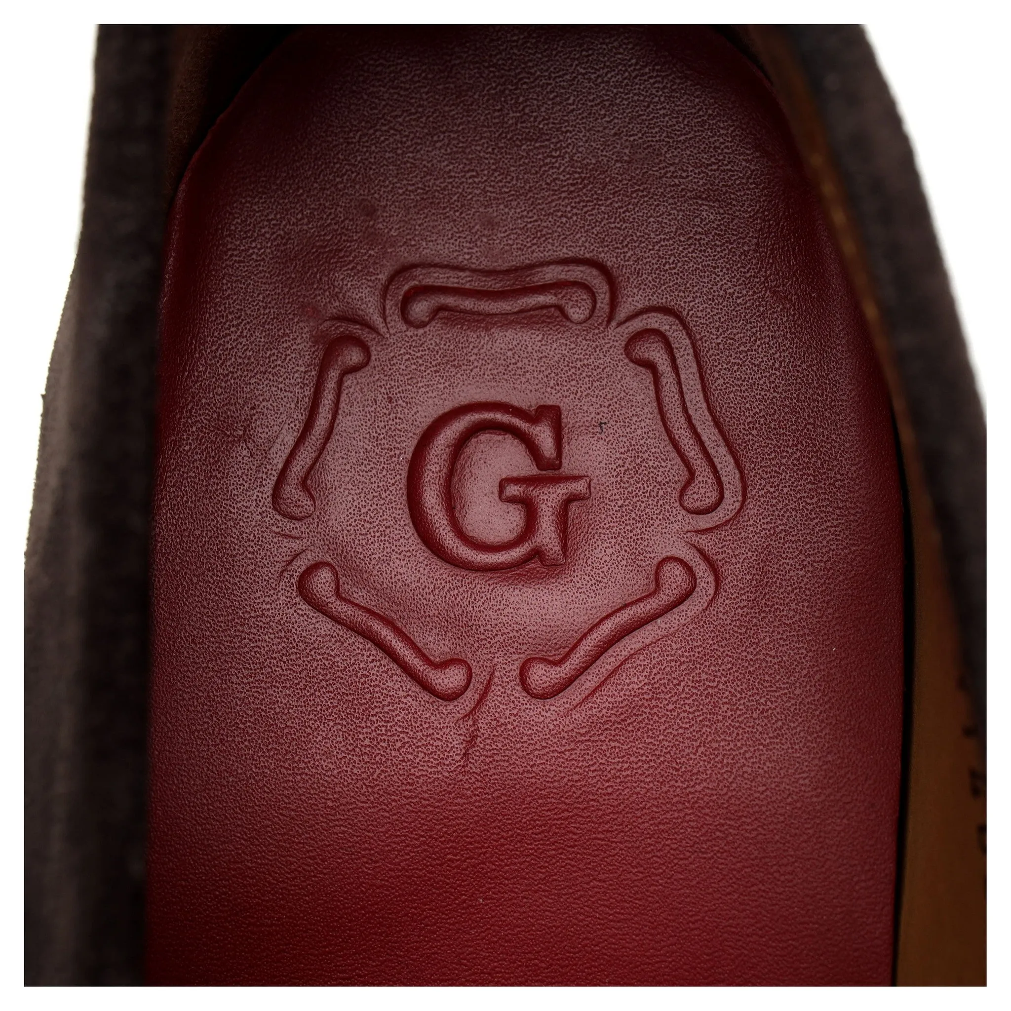 'Lloyd' Dark Brown Suede Loafers UK 8 E