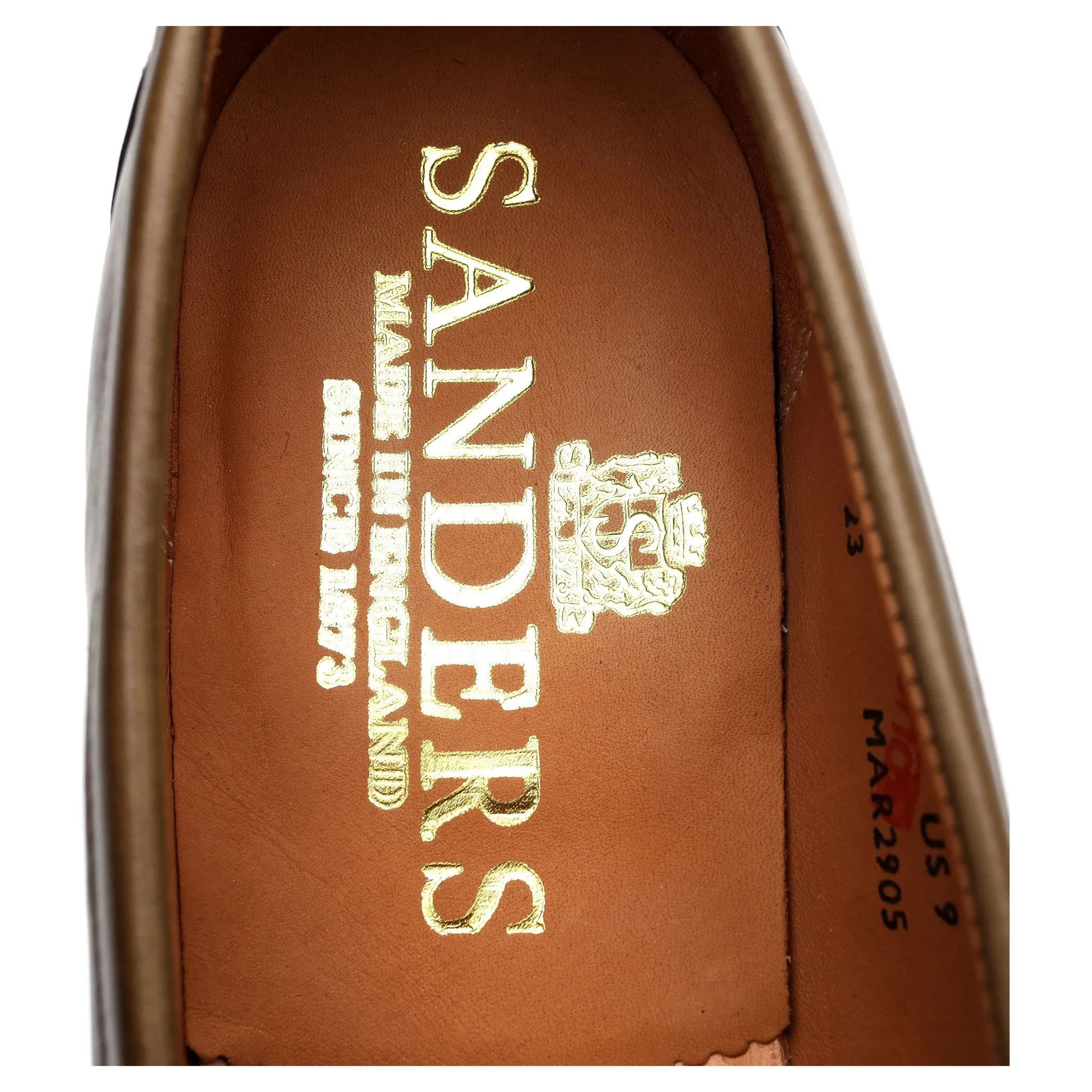 'Madrid' Green Leather Loafers UK 8