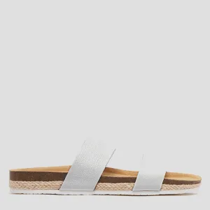 MARIA III - WHITE GRAIN LEATHER
