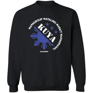 Matalino Mapagmahal Kuya Unisex Crewneck Pullover Sweatshirt