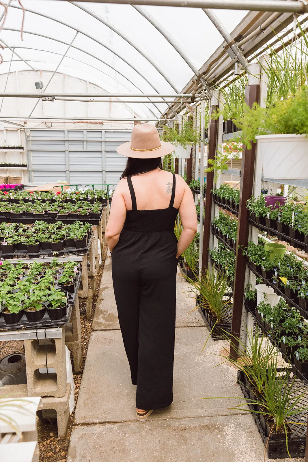 Maura Sleeveless Black Jumpsuit