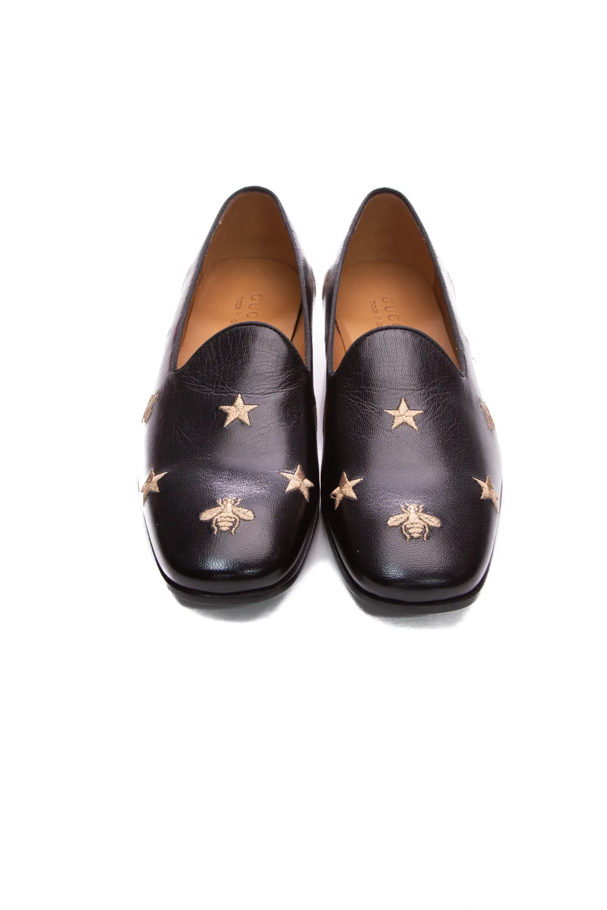Men's Embroidered Loafers - Size US 7