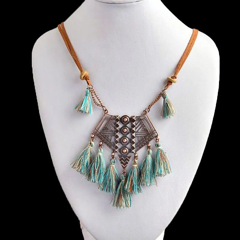 Mermaid Tassel Choker Necklace