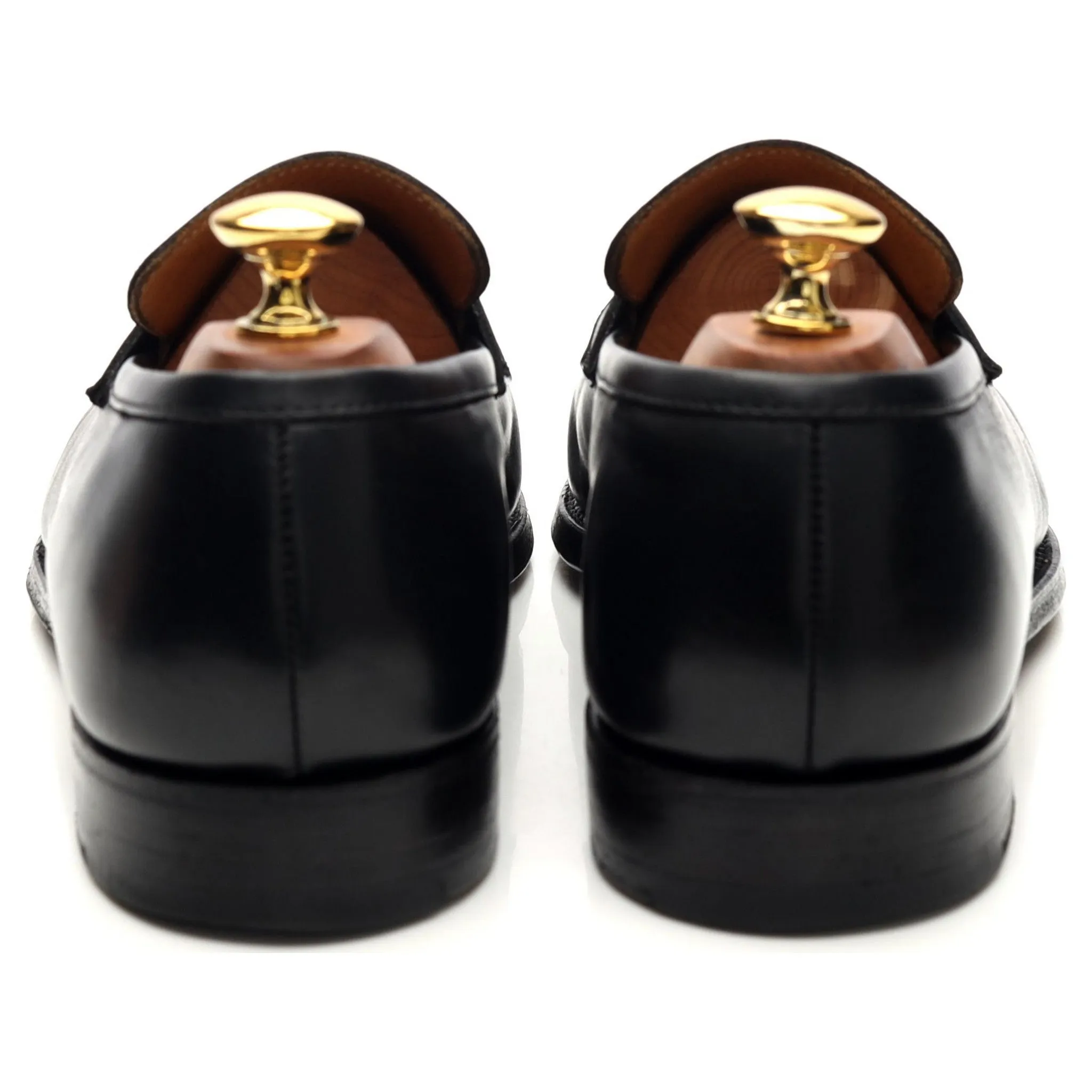 'Merton' Black Leather Loafers UK 6.5 E