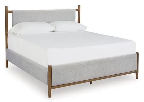 Mid-Century Modern Bed in Chestnut - King/California King