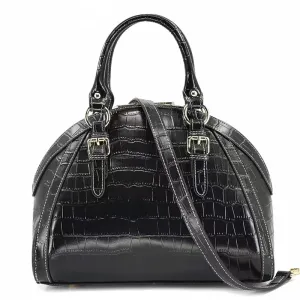 Mira Python Pattern Dome Tote