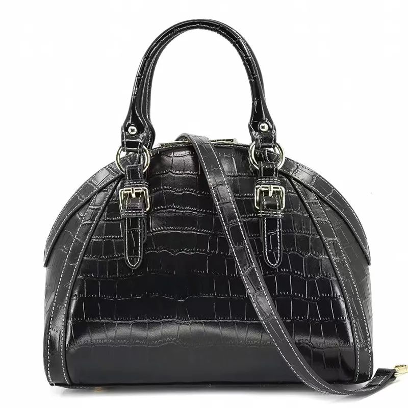 Mira Python Pattern Dome Tote