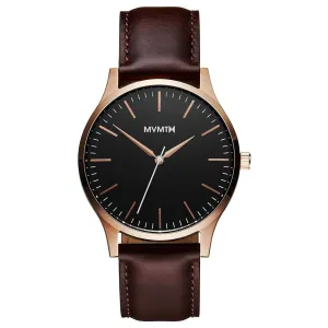 MVMT 40 Series Brown Leather Men's watch